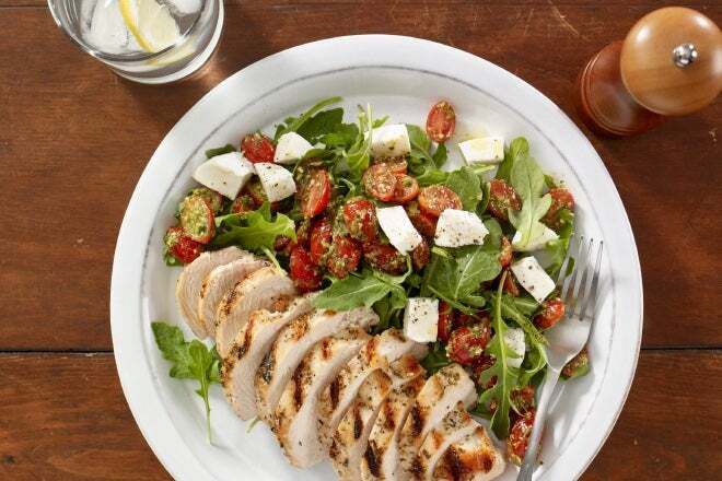 Grilled Chicken Margherita